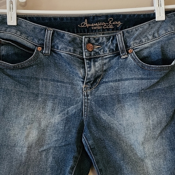 American Rag bermuda denim jeans color blue size 7 - Picture 3 of 6